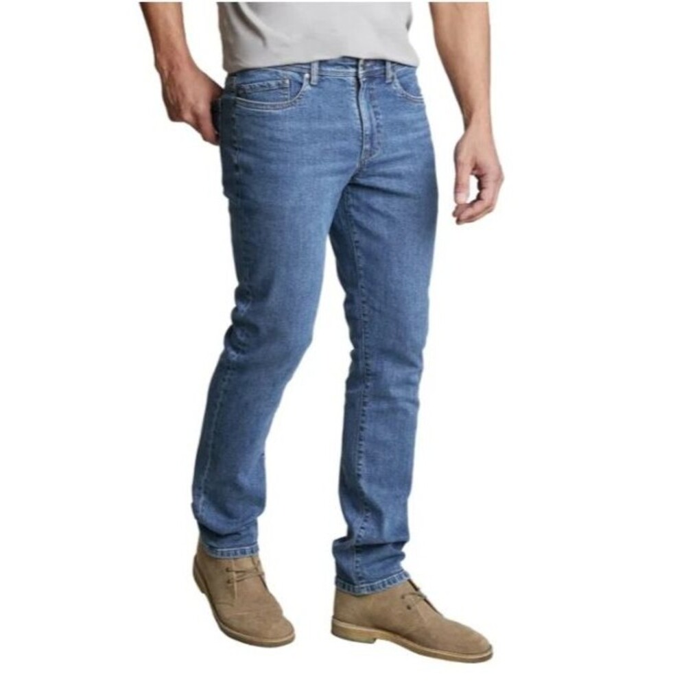 English Laundry Men Size 30x30 Jeans Pants Blue Straight Fit Harrow Cotton New